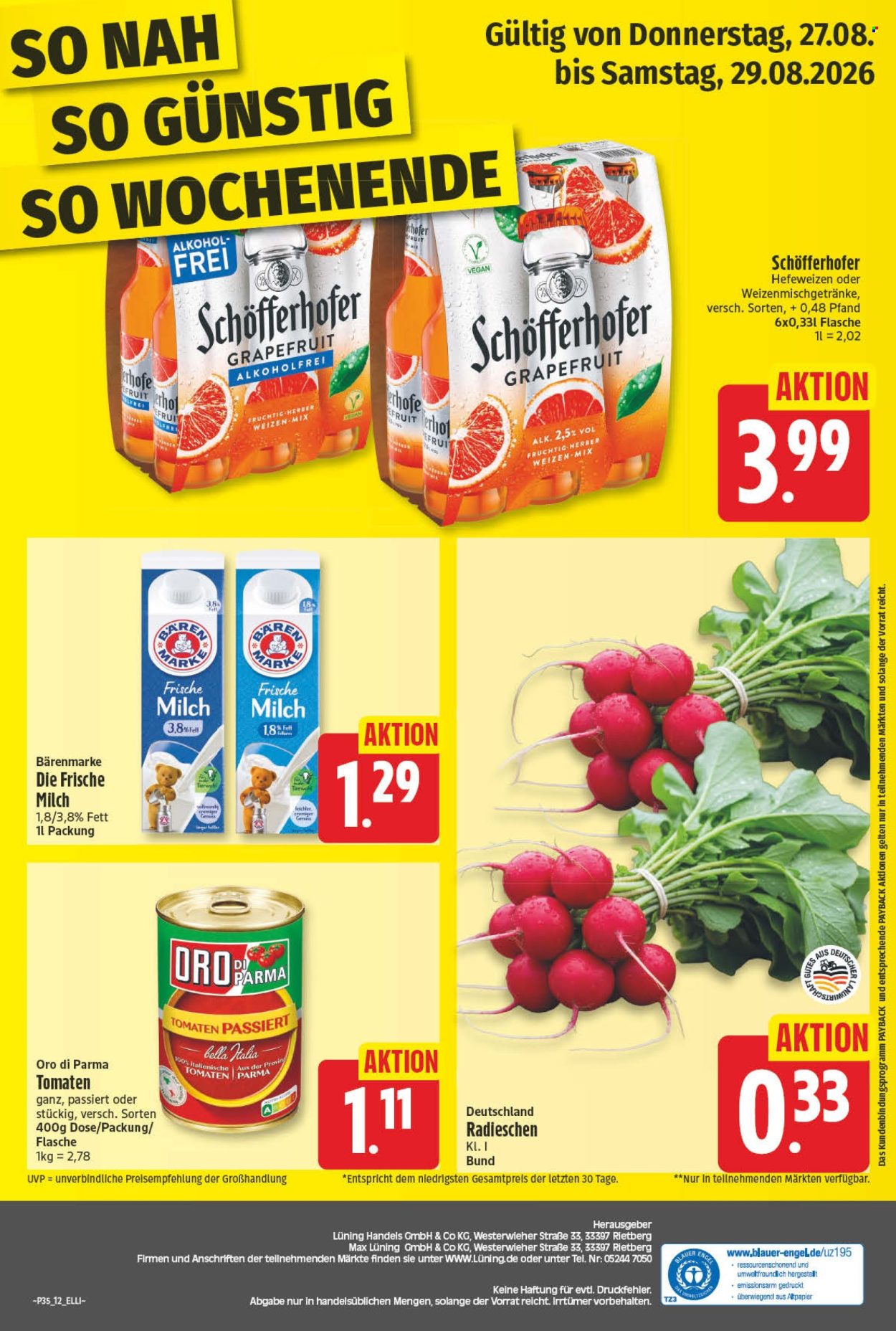 Edeka Prospekte  - 24.08.2026 - 29.08.2026. Seite 14
