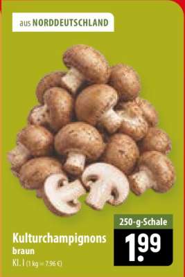 Kulturchampignons braun