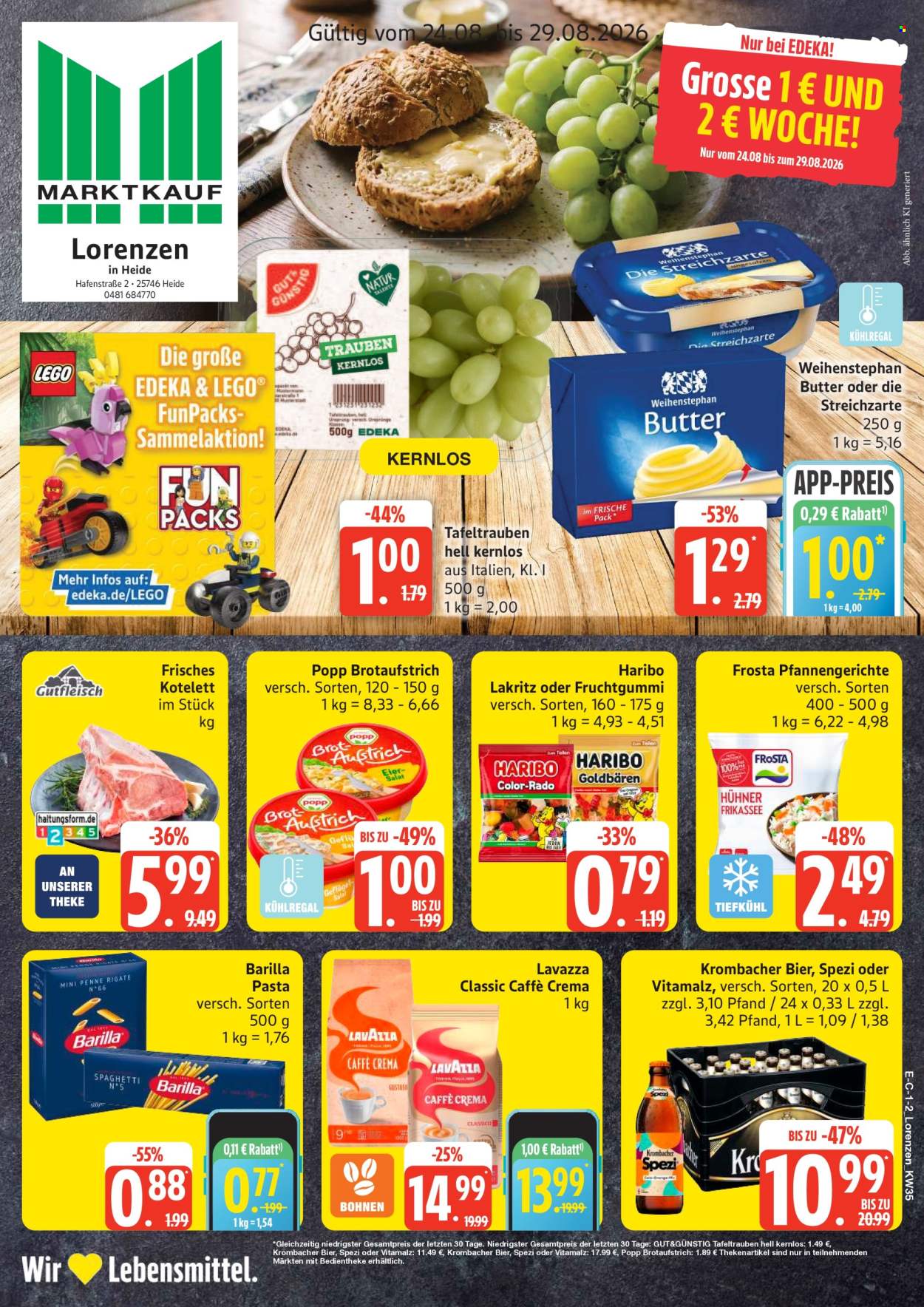 Edeka Prospekte  - 24.08.2026 - 29.08.2026. Seite 1