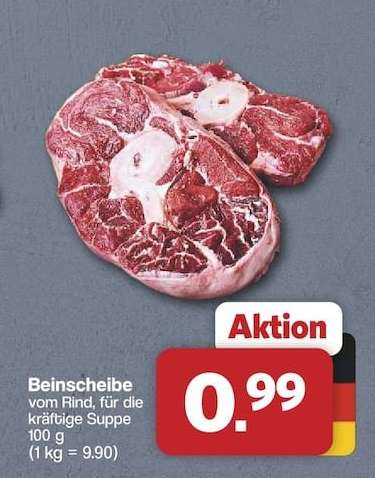 Beinscheibe vom Rind