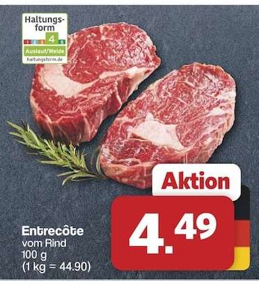 Entrecôte vom Rind