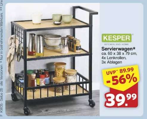 KESPER Servierwagen