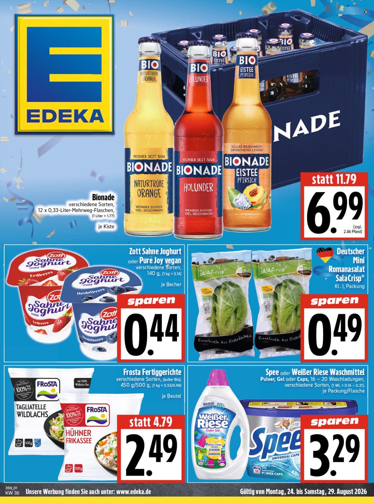 Edeka Prospekte  - 24.08.2026 - 29.08.2026. Seite 1