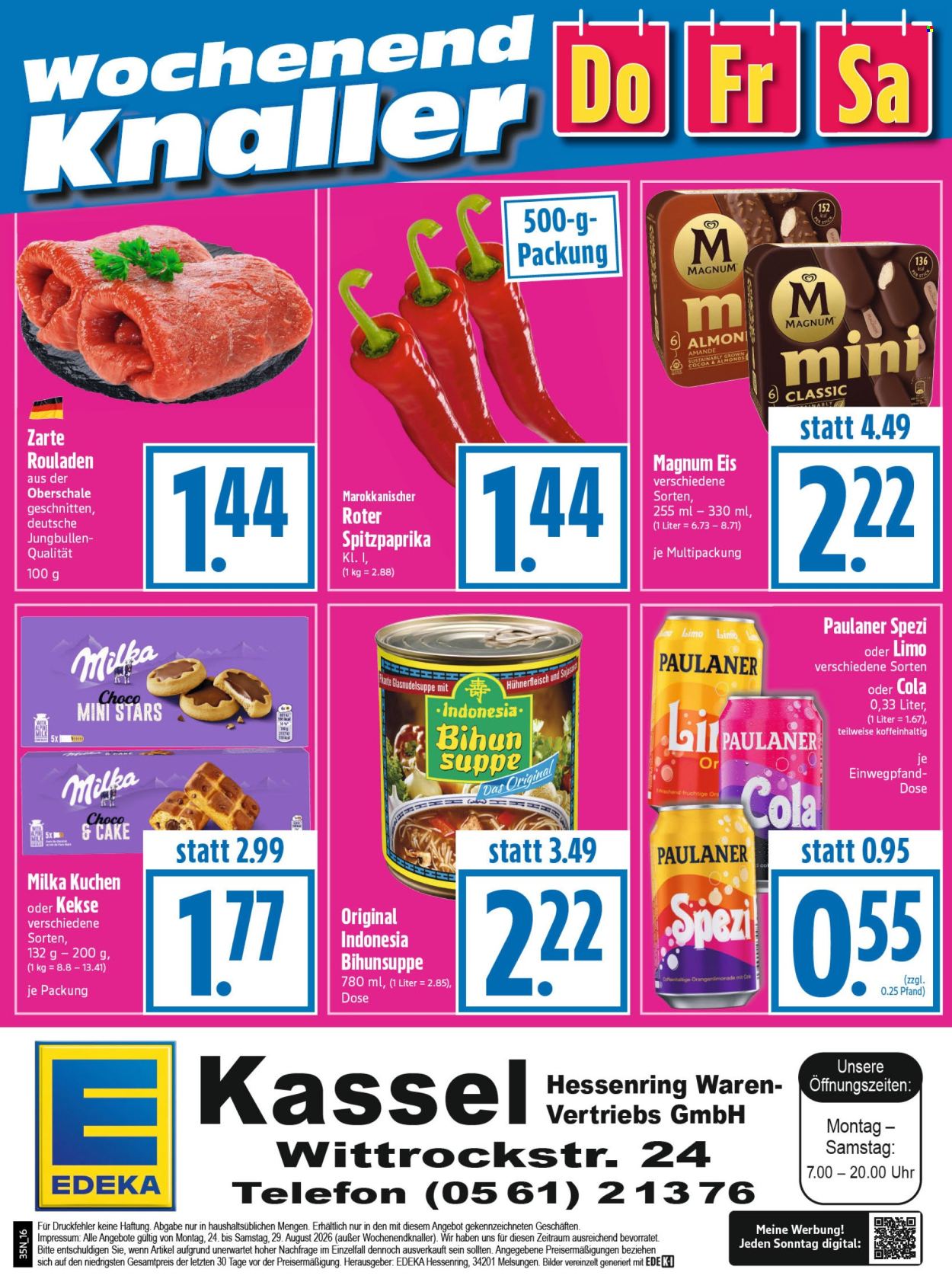 Edeka Prospekte  - 24.08.2026 - 29.08.2026. Seite 16