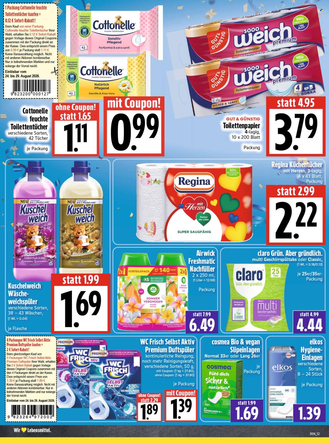 Edeka Prospekte  - 24.08.2026 - 29.08.2026. Seite 12