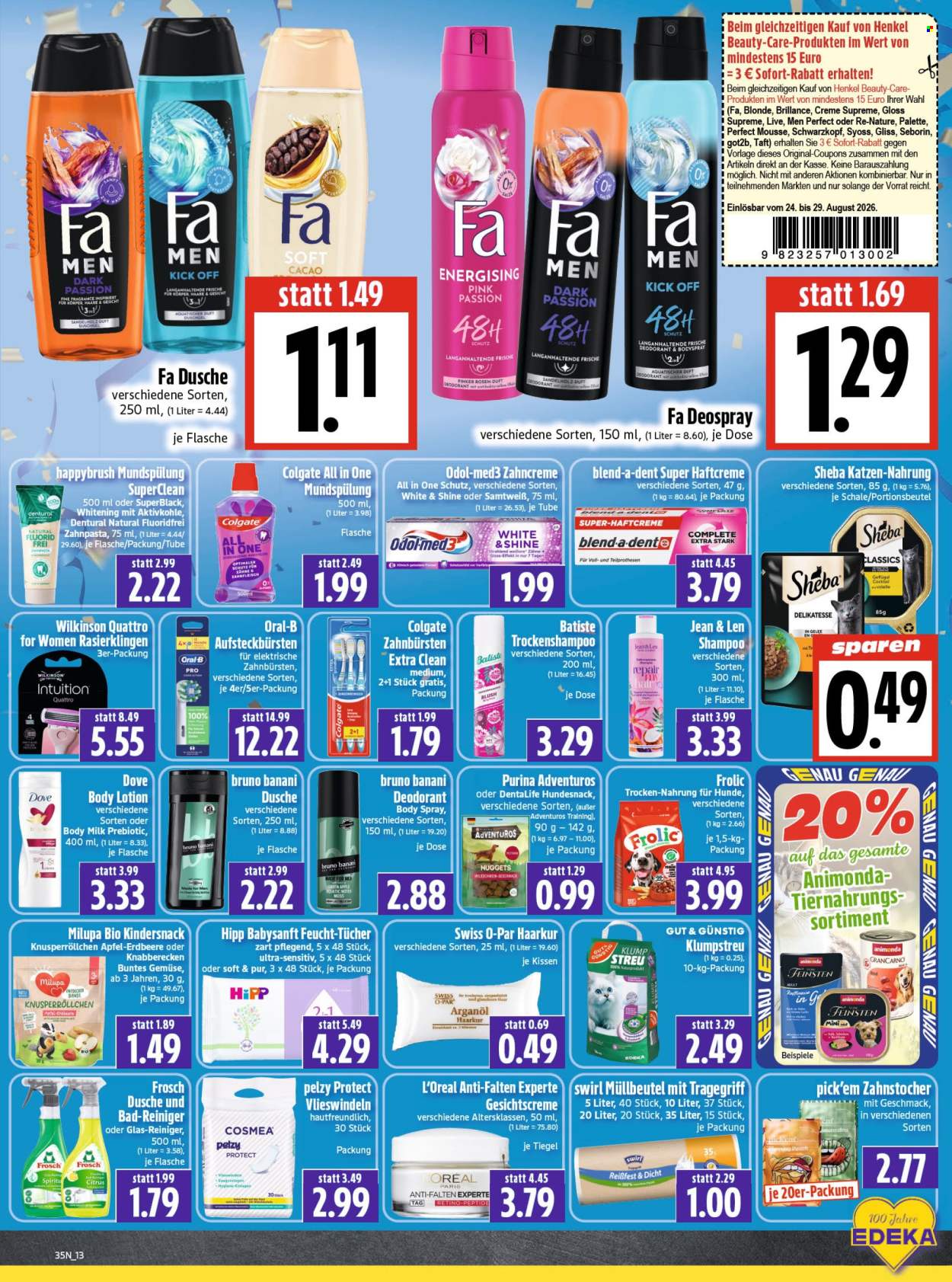 Edeka Prospekte  - 24.08.2026 - 29.08.2026. Seite 13
