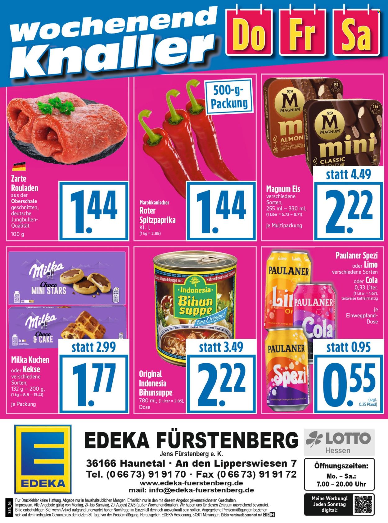 Edeka Prospekte  - 24.08.2026 - 29.08.2026. Seite 16