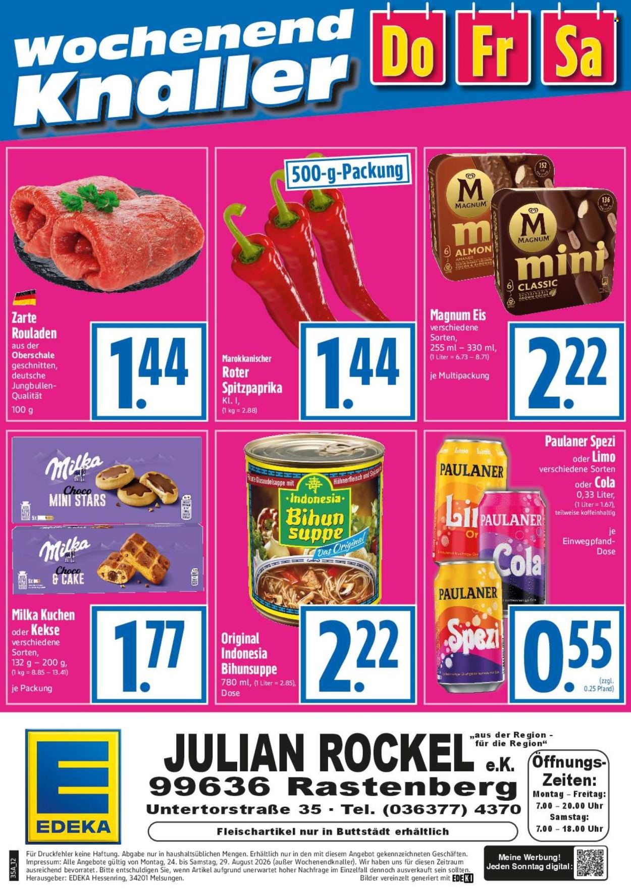 Edeka Prospekte  - 24.08.2026 - 29.08.2026. Seite 12