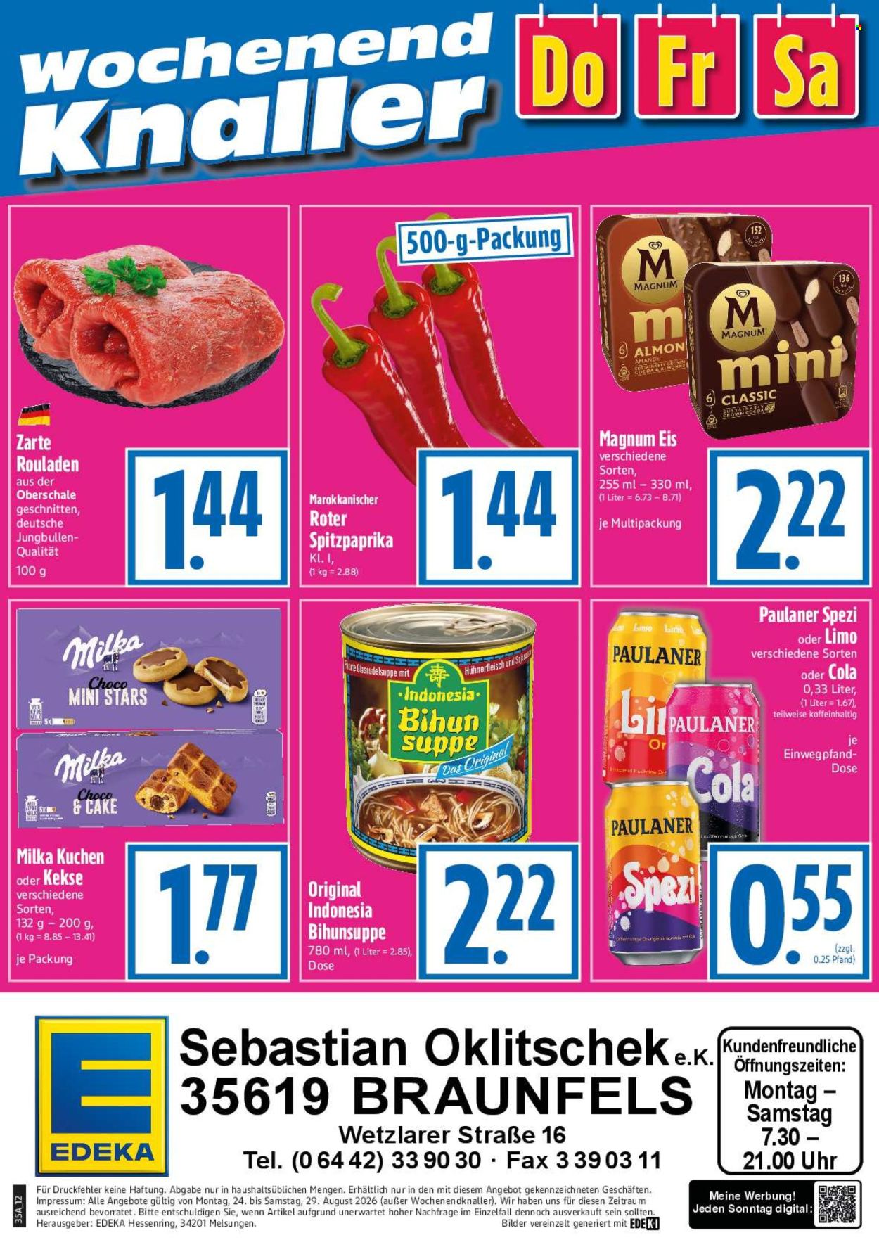 Edeka Prospekte  - 24.08.2026 - 29.08.2026. Seite 12