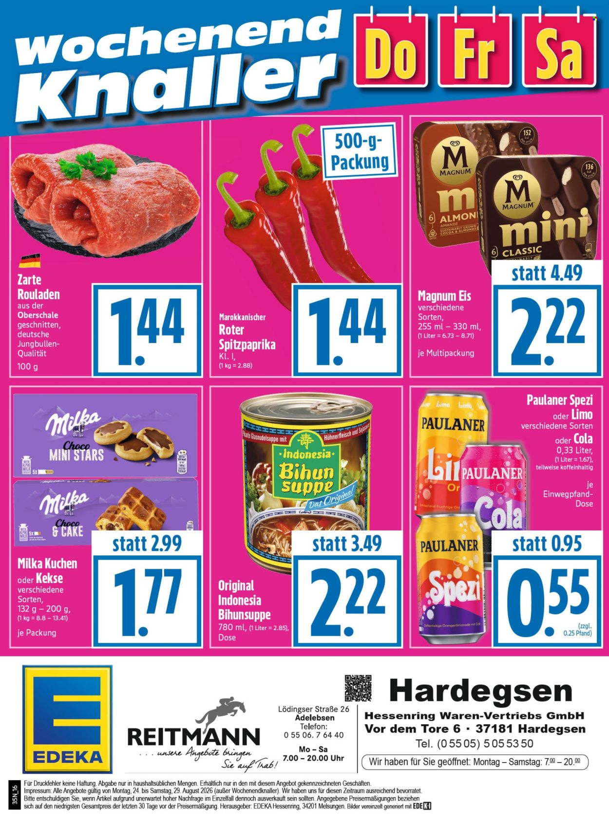 Edeka Prospekte  - 24.08.2026 - 29.08.2026. Seite 16