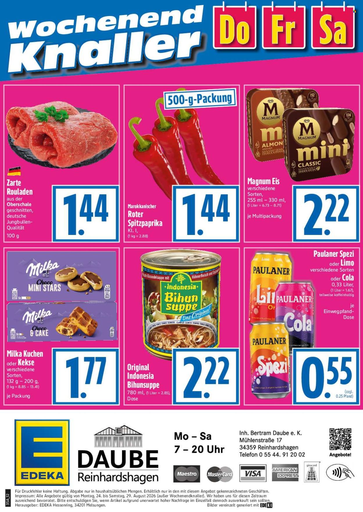 Edeka Prospekte  - 24.08.2026 - 29.08.2026. Seite 12
