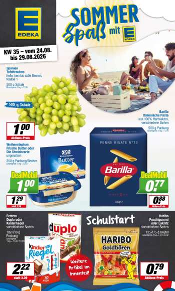 Prospekte Edeka - 24.08.2026 - 29.08.2026.