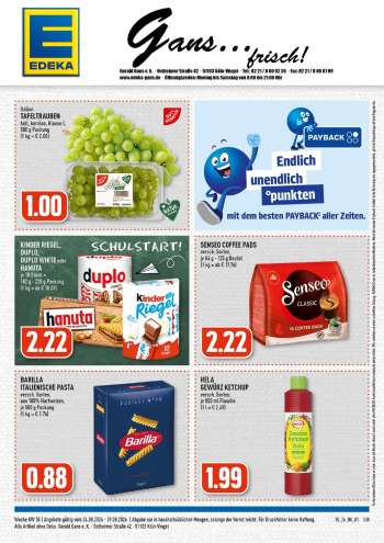 Prospekte Edeka - 24.08.2026 - 29.08.2026.