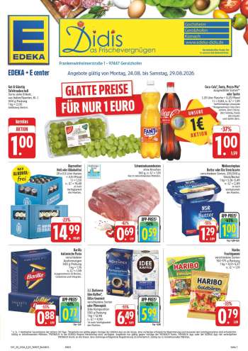 Prospekte Edeka - 24.08.2026 - 29.08.2026.