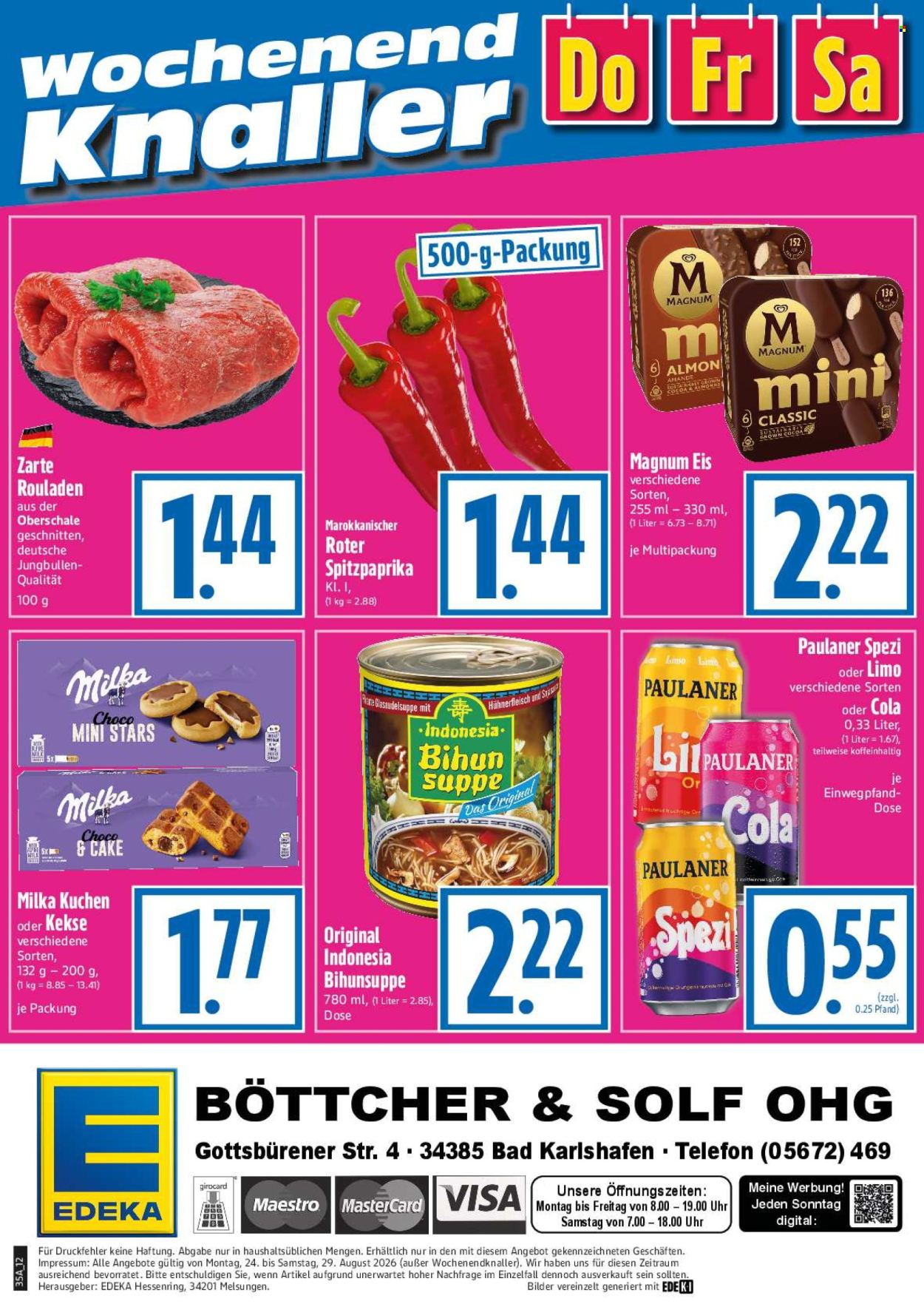 Edeka Prospekte  - 24.08.2026 - 29.08.2026. Seite 12