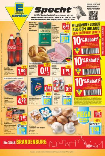 Prospekte E center - 24.08.2026 - 29.08.2026.