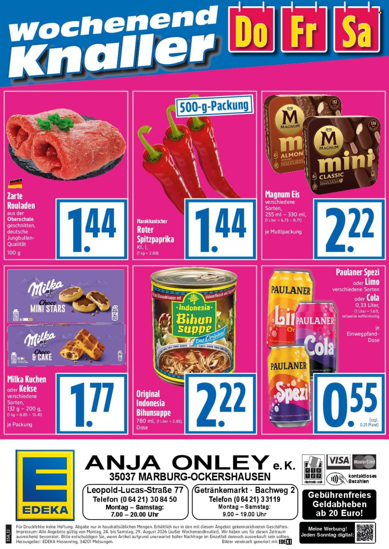 Edeka Prospekte  - 24.08.2026 - 29.08.2026. Seite 12