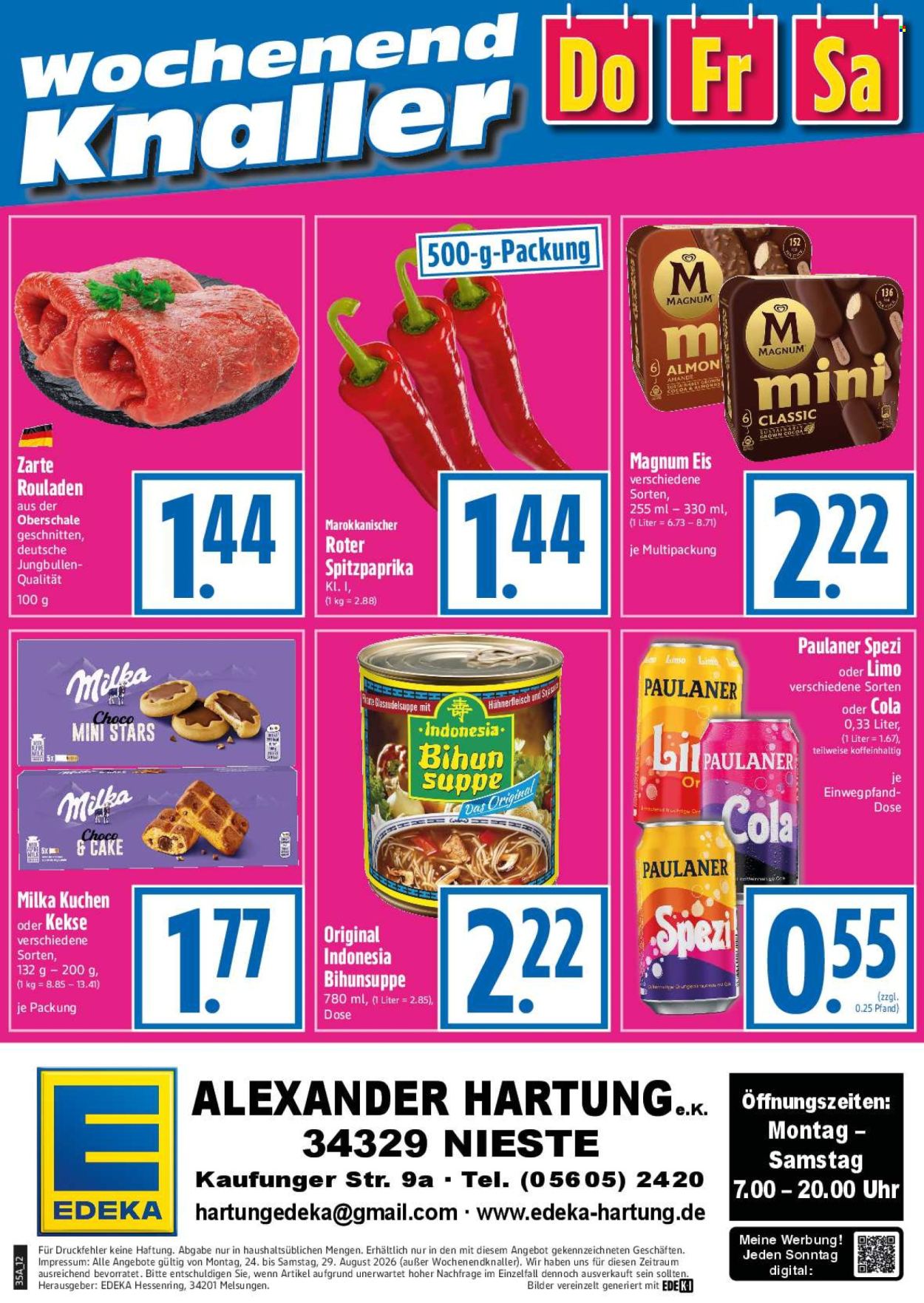 Edeka Prospekte  - 24.08.2026 - 29.08.2026. Seite 12