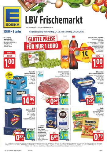 Prospekte Edeka - 24.08.2026 - 29.08.2026.