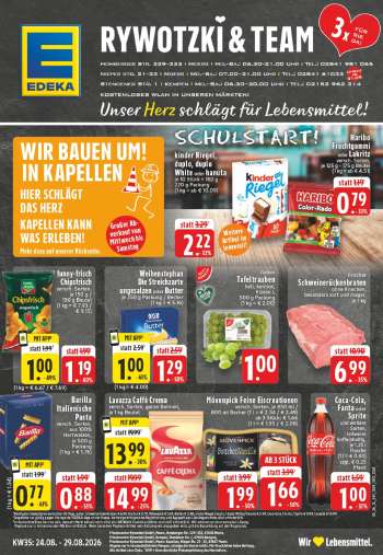 Prospekte Edeka - 24.08.2026 - 29.08.2026.
