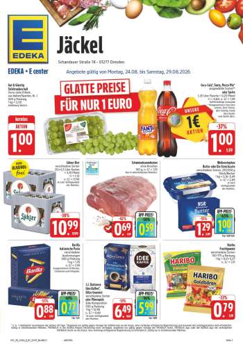 Prospekte Edeka - 24.08.2026 - 29.08.2026.
