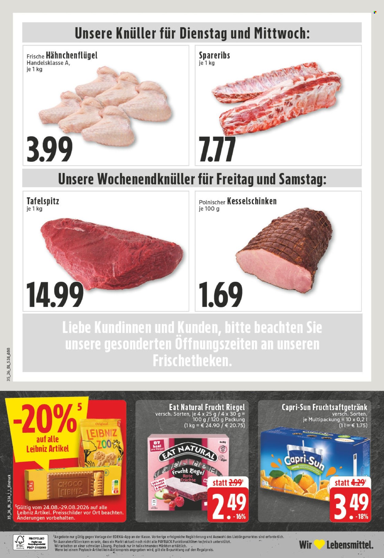 Edeka Prospekte  - 24.08.2026 - 29.08.2026. Seite 28