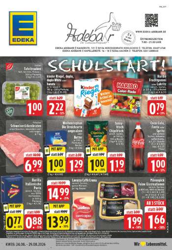 Prospekte Edeka - 24.08.2026 - 29.08.2026.