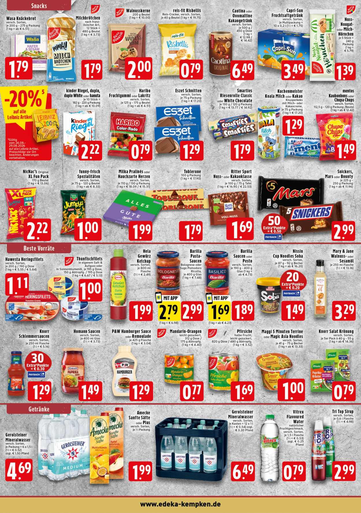 Edeka Prospekte  - 24.08.2026 - 29.08.2026. Seite 6