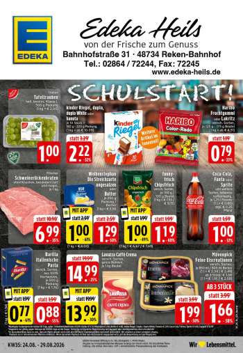 Prospekte Edeka - 24.08.2026 - 29.08.2026.