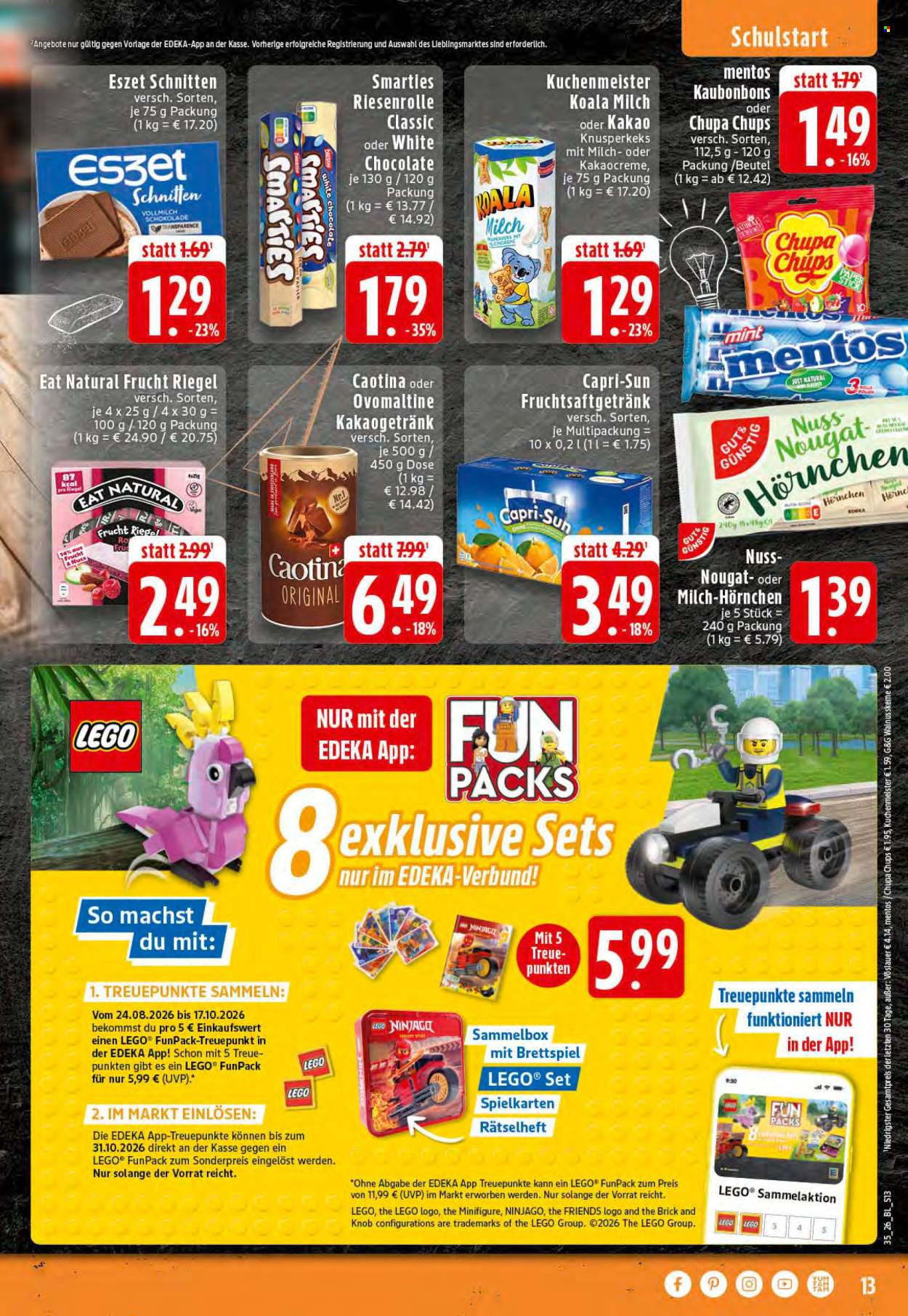 Edeka Prospekte  - 24.08.2026 - 29.08.2026. Seite 13