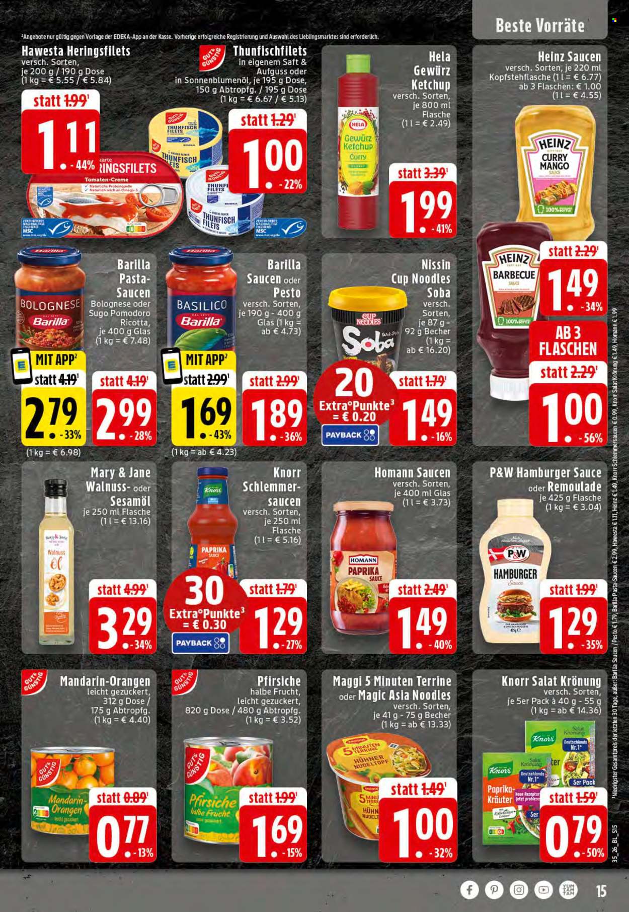 Edeka Prospekte  - 24.08.2026 - 29.08.2026. Seite 15