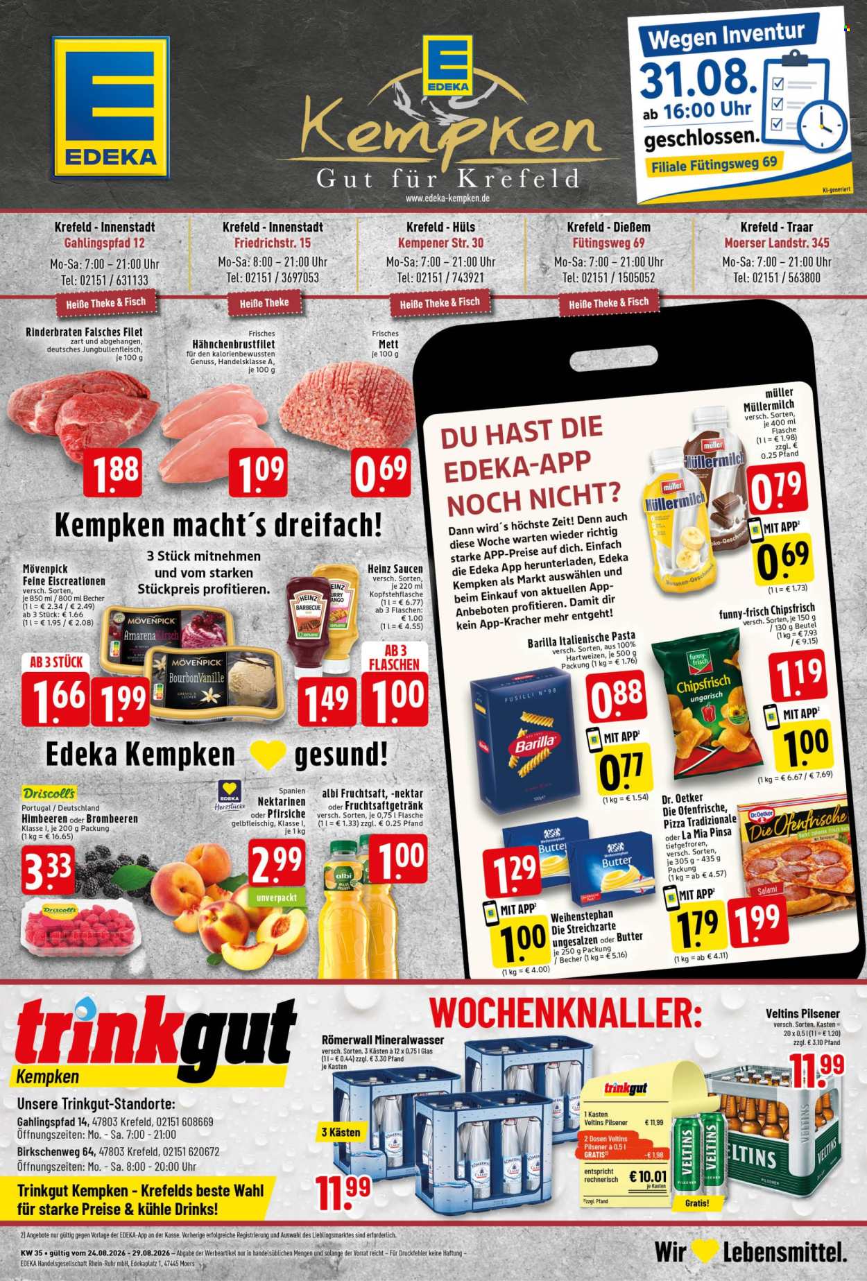 Edeka Prospekte  - 24.08.2026 - 29.08.2026. Seite 1