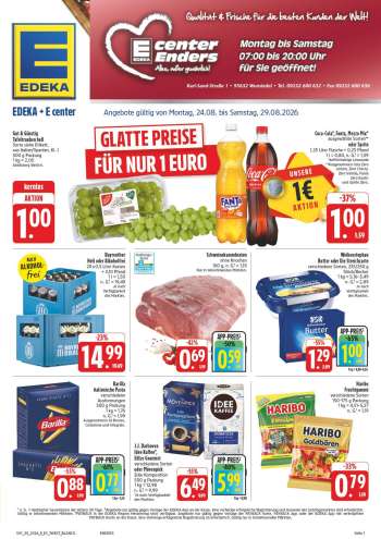 Prospekte E center - 24.08.2026 - 29.08.2026.