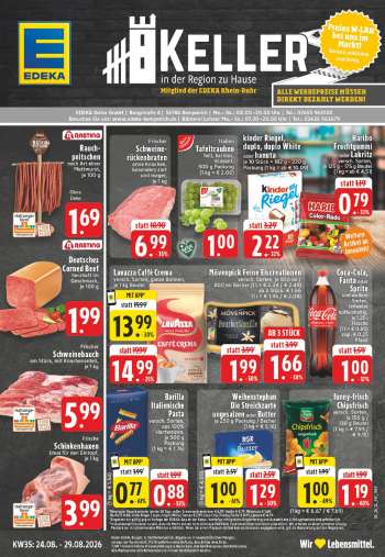 Prospekte Edeka - 24.08.2026 - 29.08.2026.