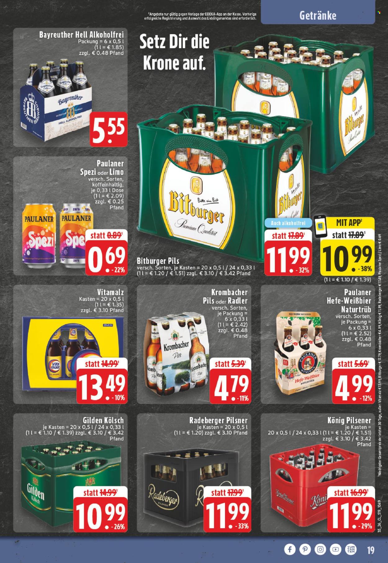 Edeka Prospekte  - 24.08.2026 - 29.08.2026. Seite 19
