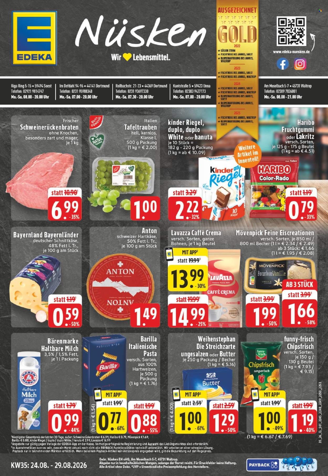 Edeka Prospekte  - 24.08.2026 - 29.08.2026. Seite 1