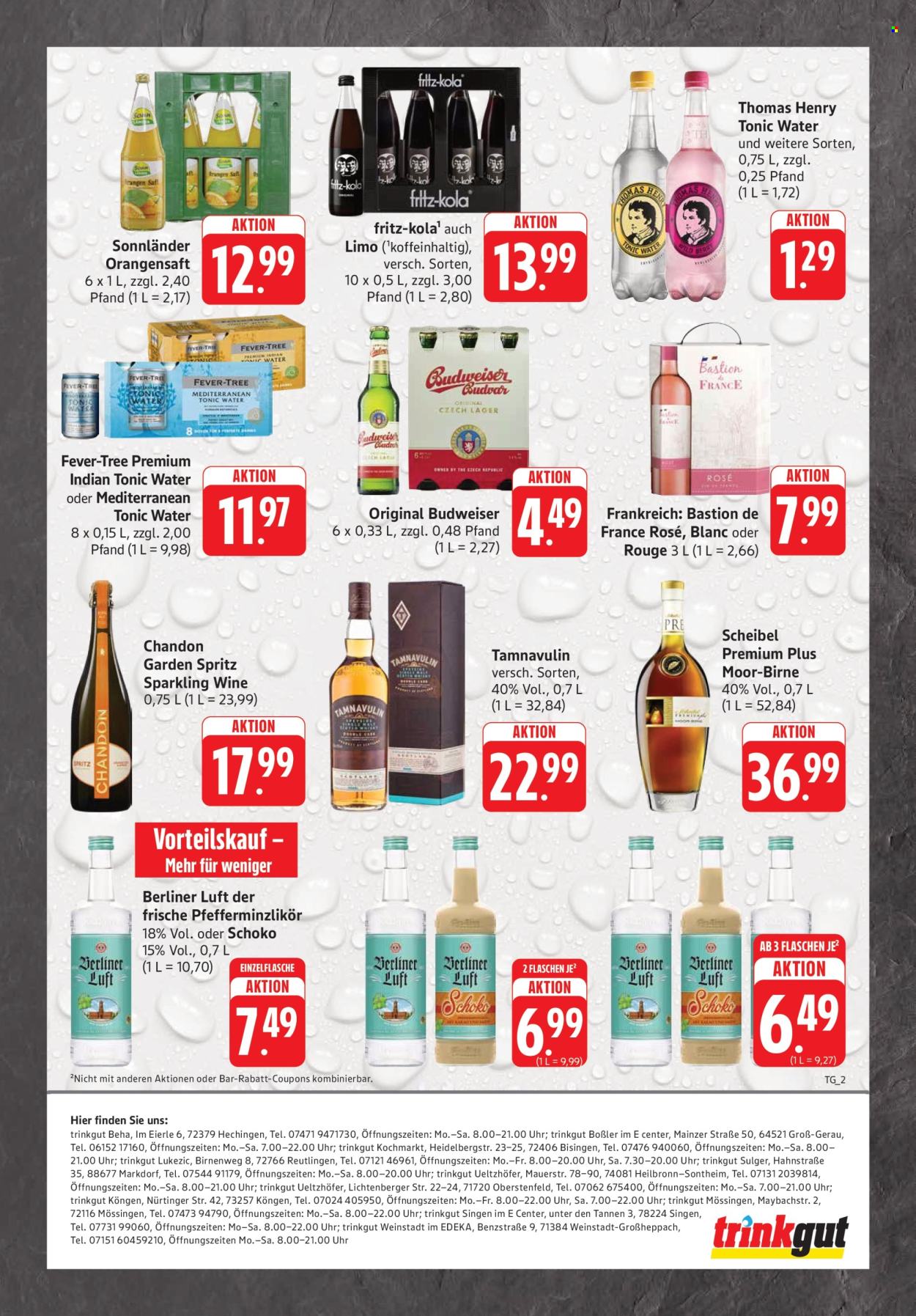 Edeka Getränkemarkt Prospekte  - 24.08.2026 - 29.08.2026. Seite 2