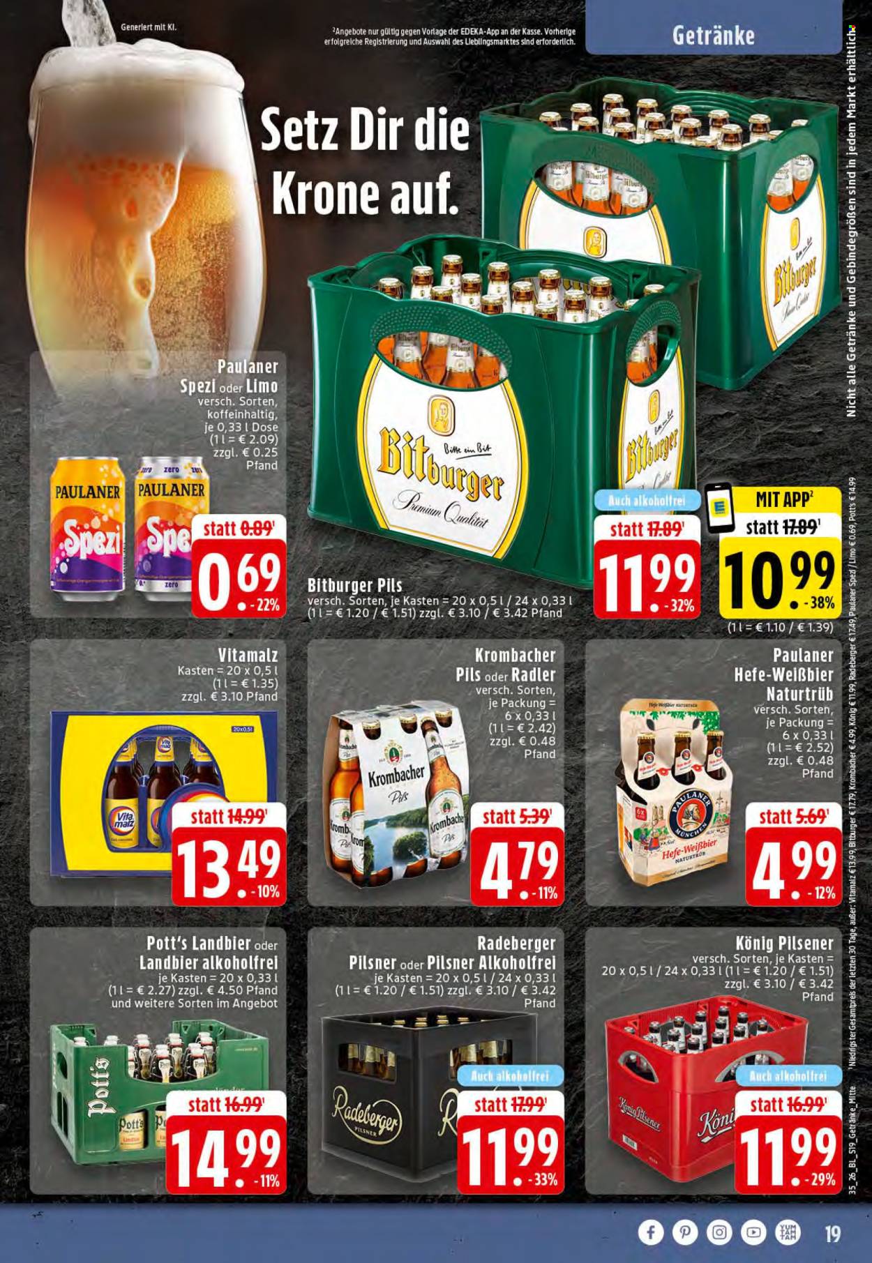 Edeka Prospekte  - 24.08.2026 - 29.08.2026. Seite 19