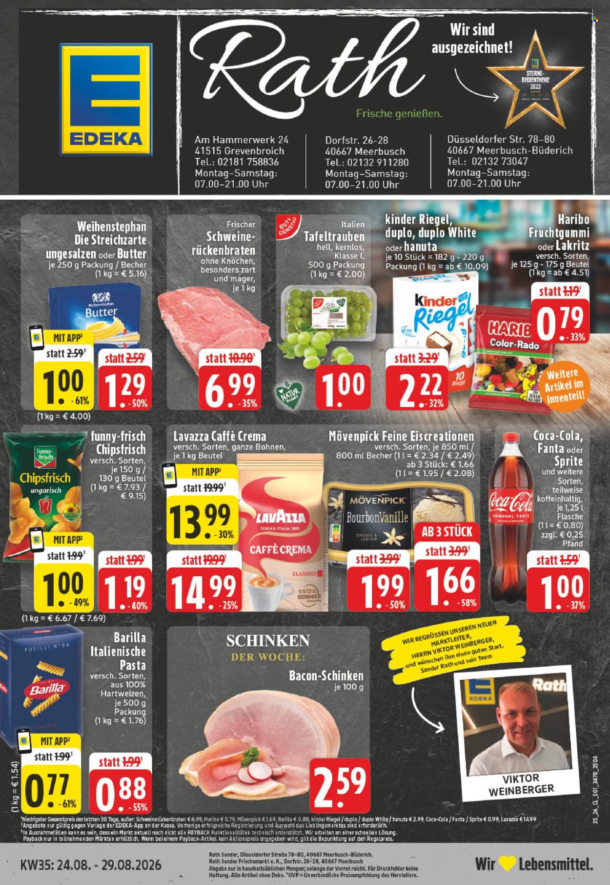 Edeka Prospekte  - 24.08.2026 - 29.08.2026. Seite 1