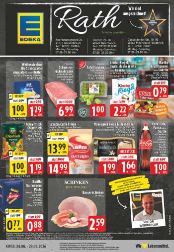 Prospekte Edeka - 24.08.2026 - 29.08.2026.