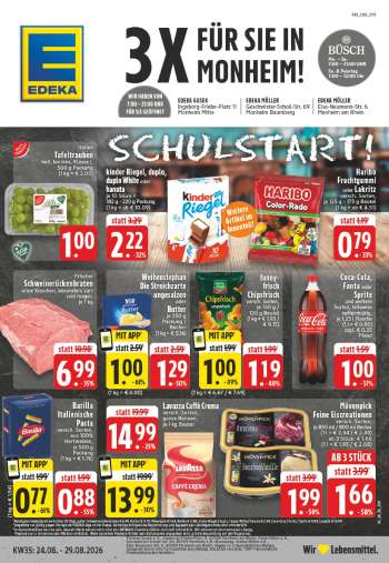 Prospekte Edeka - 24.08.2026 - 29.08.2026.