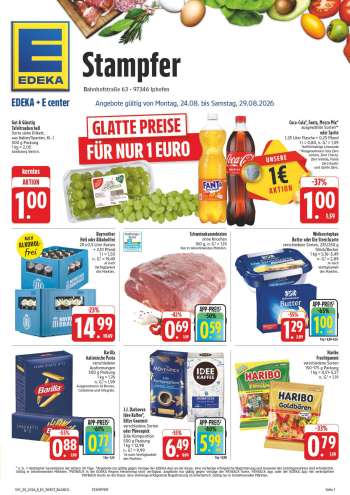 Prospekte Edeka - 24.08.2026 - 29.08.2026.