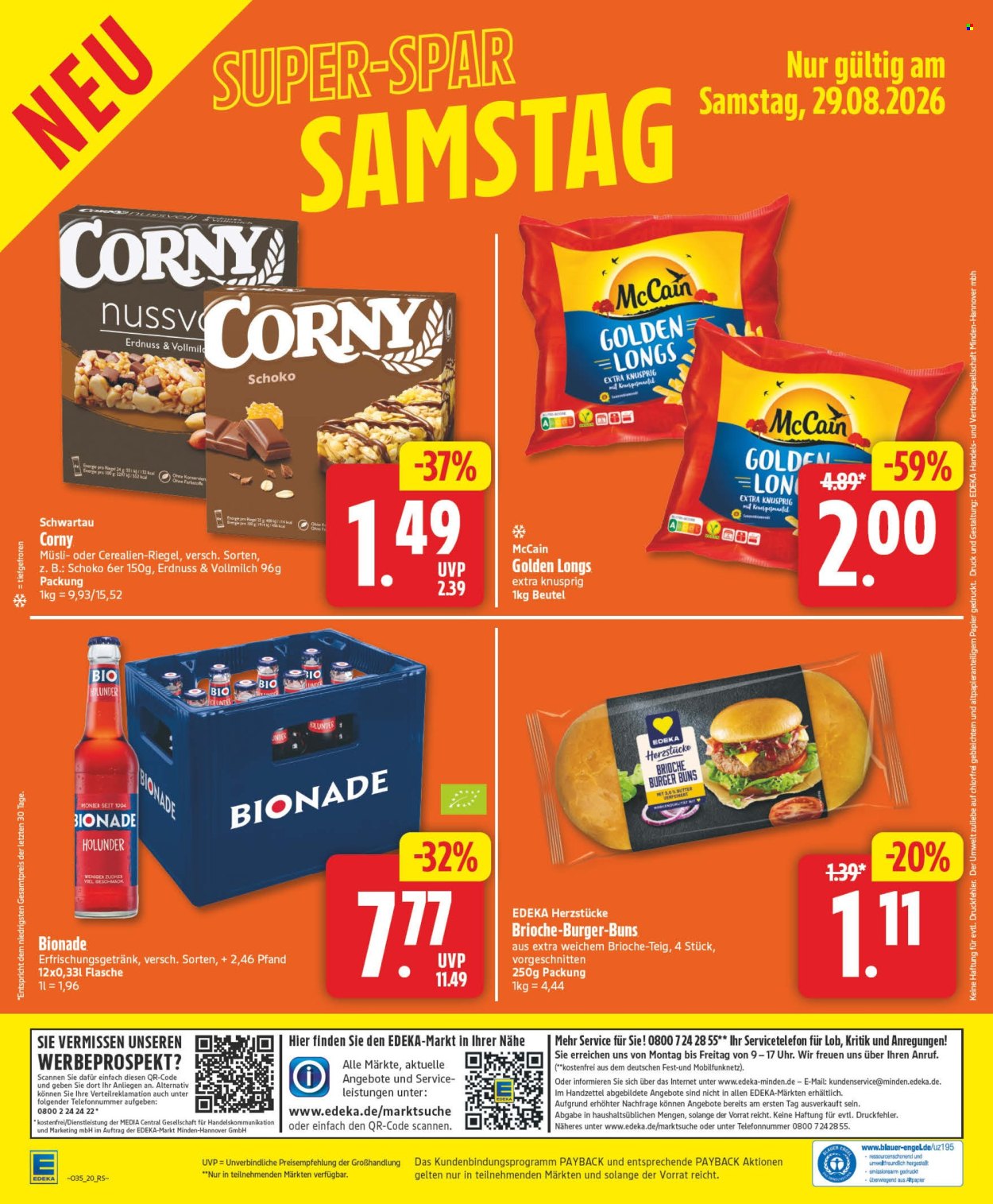 Edeka Prospekte  - 24.08.2026 - 29.08.2026. Seite 22