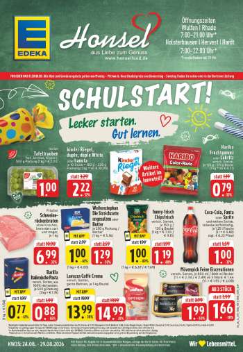 Prospekte Edeka - 24.08.2026 - 29.08.2026.
