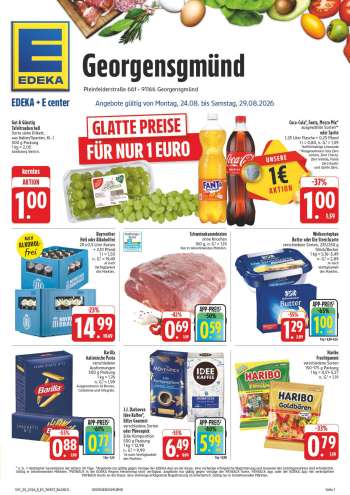 Prospekte Edeka - 24.08.2026 - 29.08.2026.