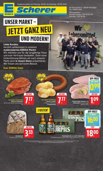 Prospekte Edeka - 24.08.2026 - 29.08.2026.