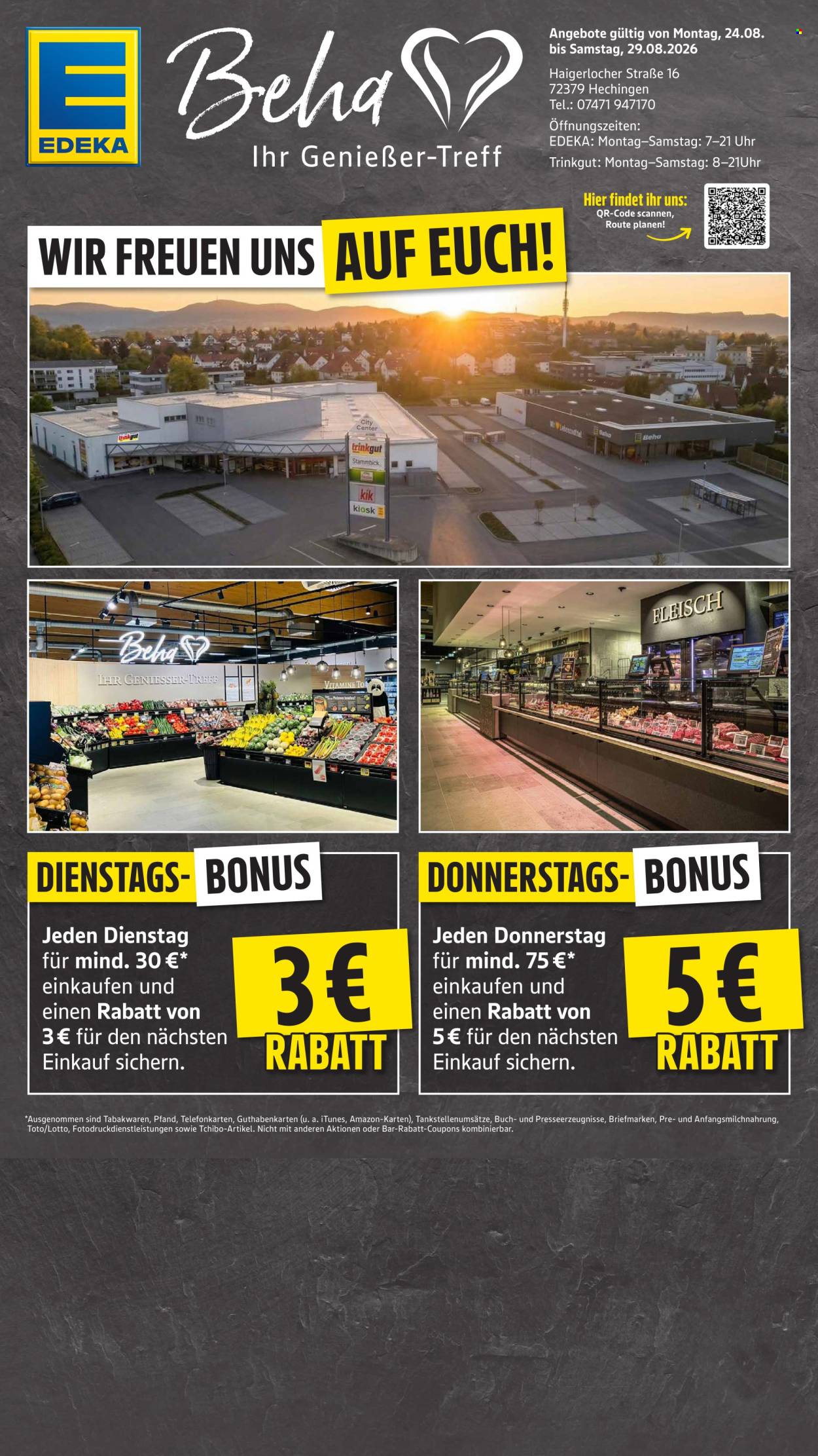 Edeka Prospekte  - 24.08.2026 - 29.08.2026. Seite 1