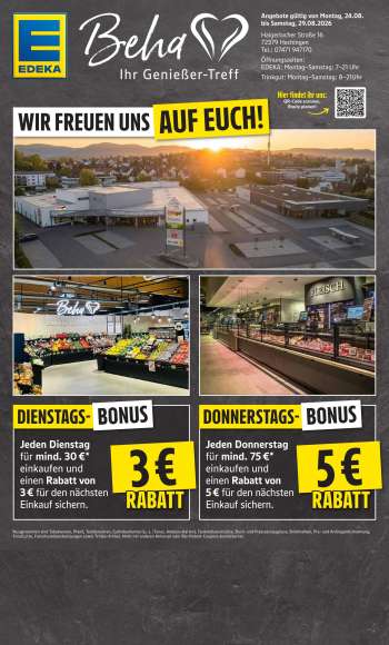 Prospekte Edeka - 24.08.2026 - 29.08.2026.