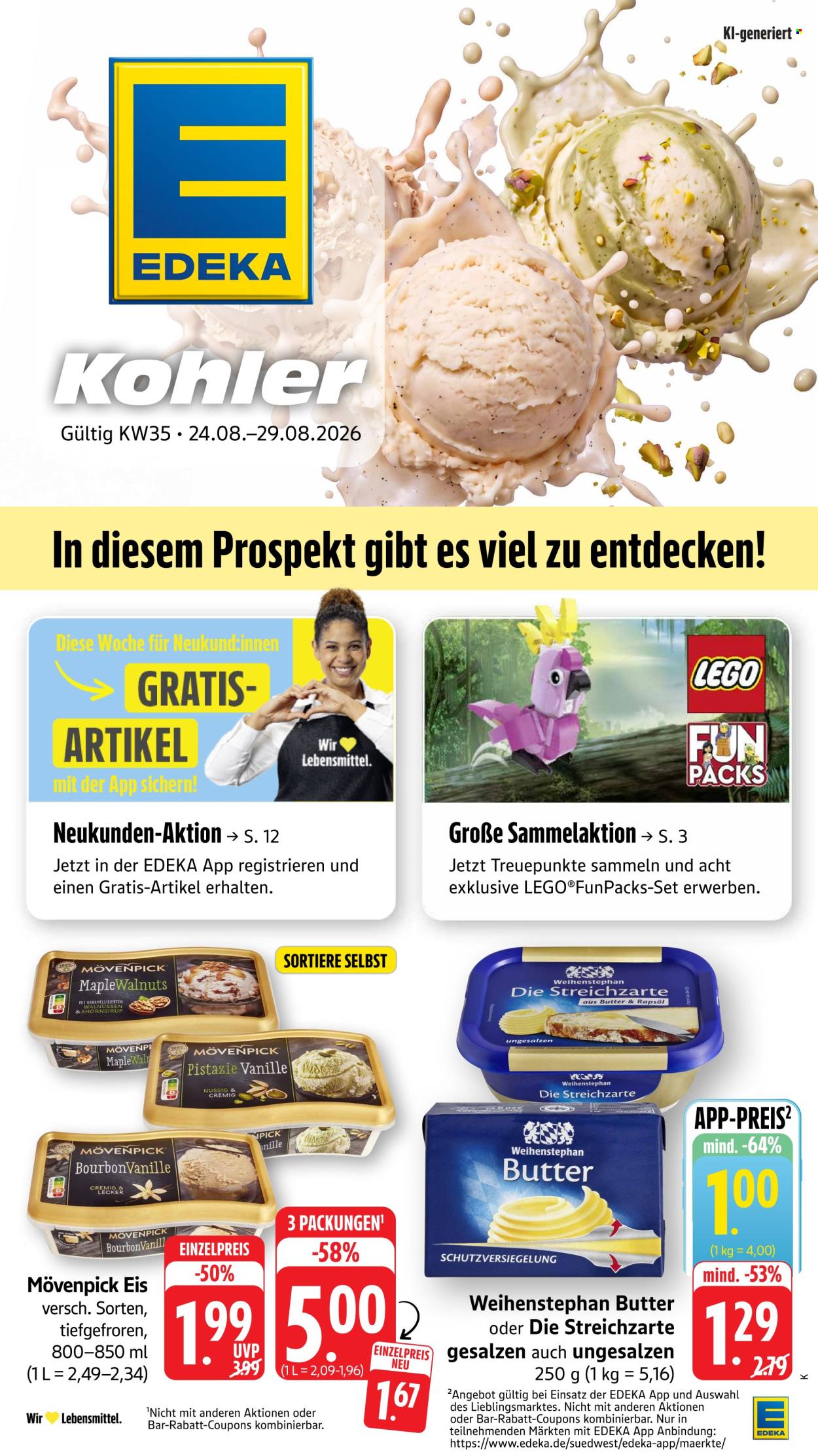 Edeka Prospekte  - 24.08.2026 - 29.08.2026. Seite 1