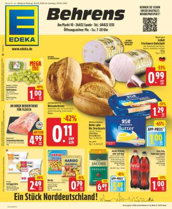 Prospekte Edeka - 24.08.2026 - 29.08.2026.